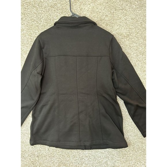 Torrid Disney Minnie Mouse Black Fleece Button Up PeaCoat Jacket Size 1XL - Picture 5 of 7